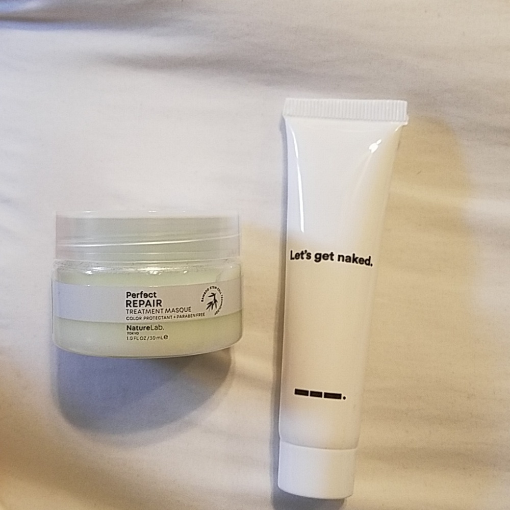 Two hair products and one face mask